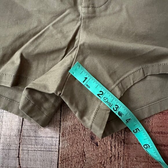 ASOS Design men’s Skinny Chino shorter shorts in khaki W34 - Picture 4 of 8